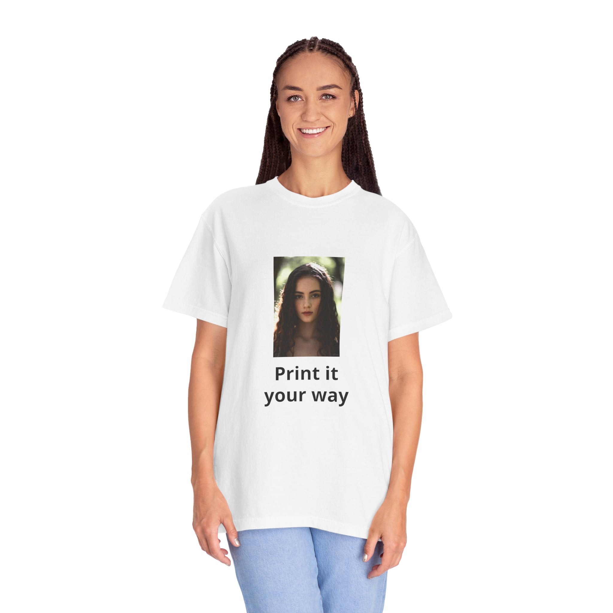 Custom Photo Print T-Shirt — "Print it your way"