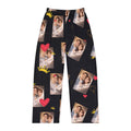 Personalized Photo Pajama Pants  'I Love Me' Collage Women's Sleepwear