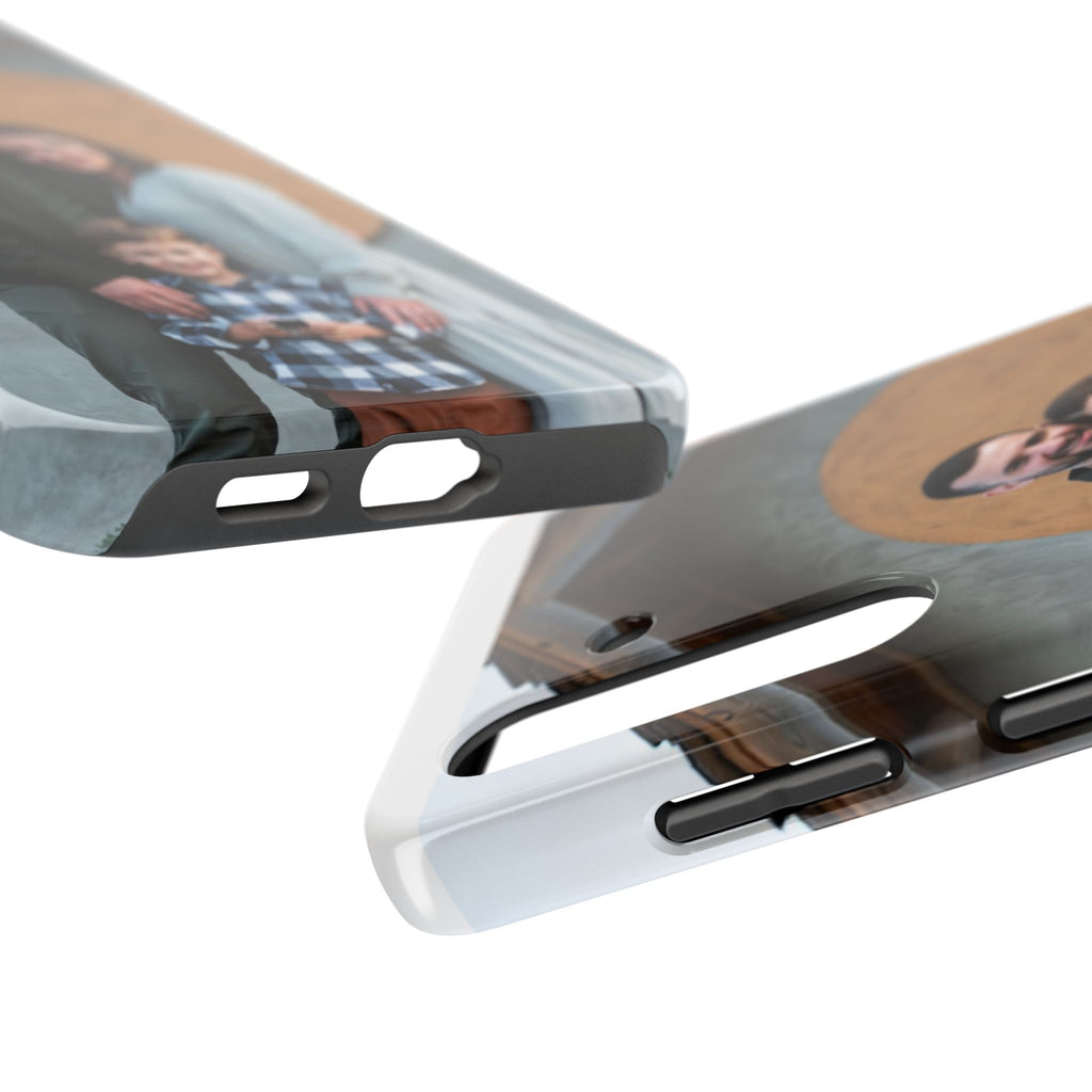 Personalized Tough Phone Case — Custom Text Protective Phone Cover