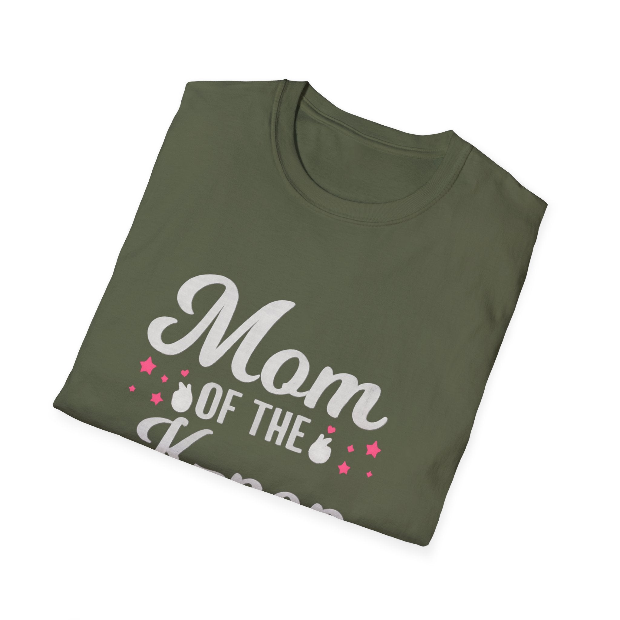 Mom of the K-pop Girl T-Shirt  Kpop Fan Tee, Cute Floral Lettering