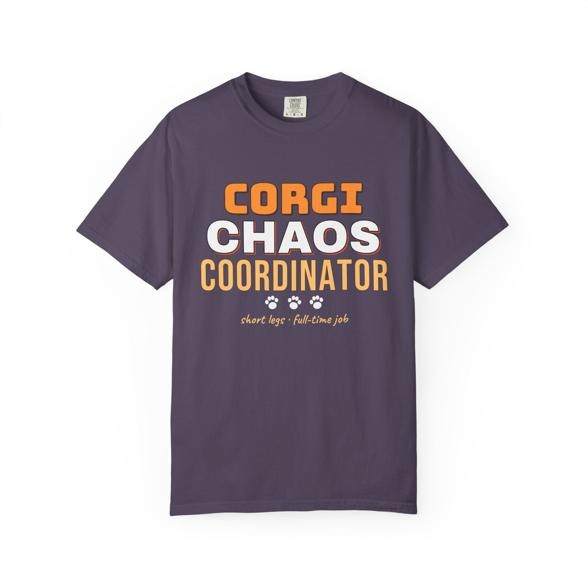 Corgi Chaos Coordinator Shirt — Funny Corgi Mom Dad Dog Tee