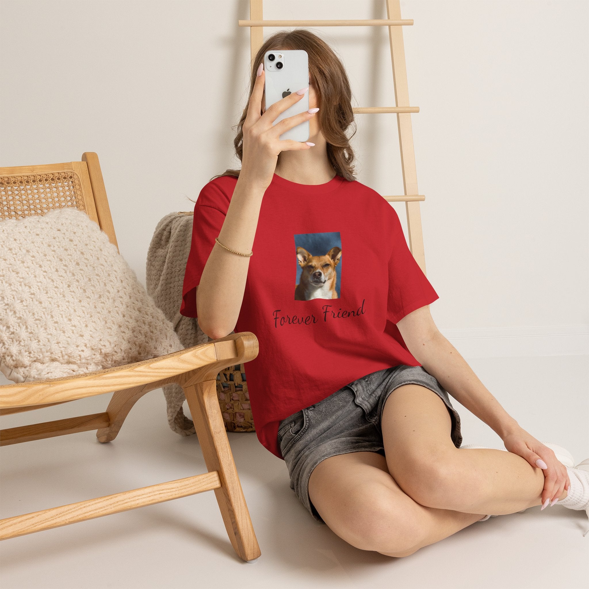 Dog Photo Tee — "Forever Friend" Rescue Pet Tribute T-Shirt