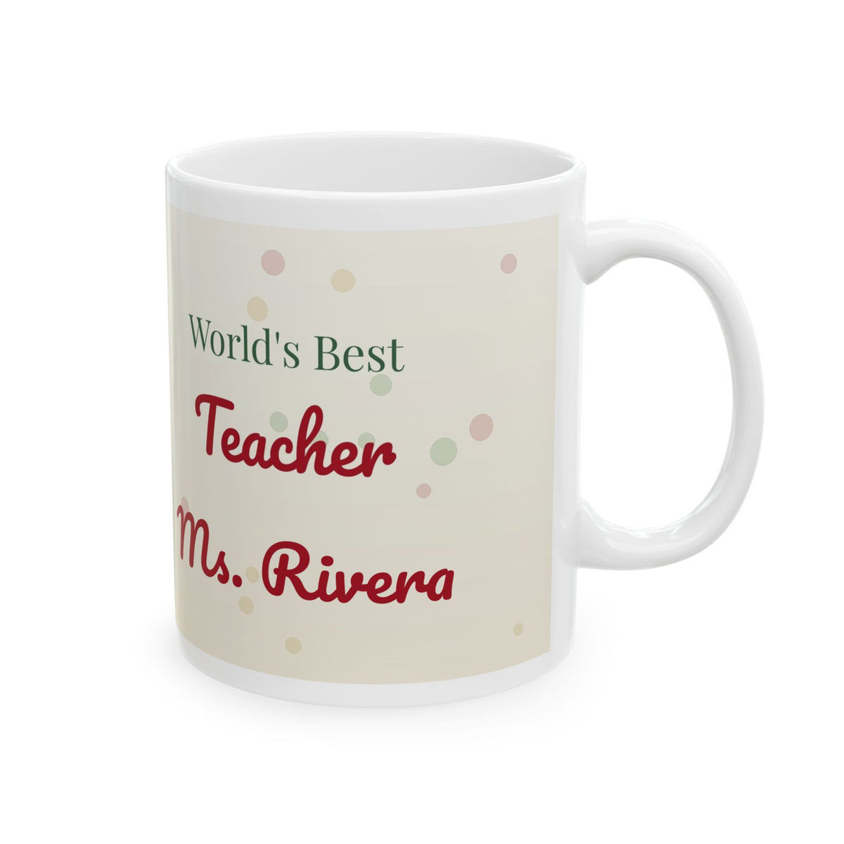 World's Best Teacher Personalized Photo Mug – Custom Teacher Gift