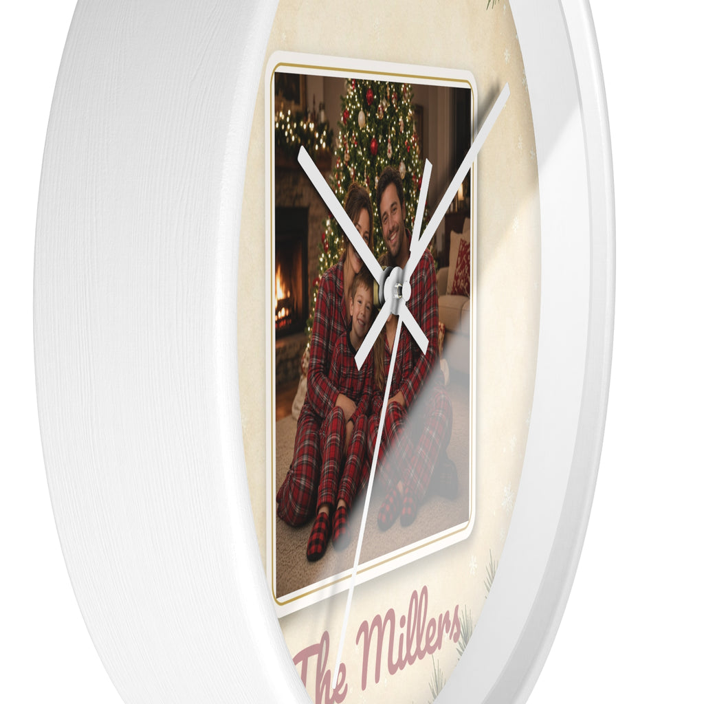 Personalized Photo Wall Clock — Custom Kids Face Clock Gift