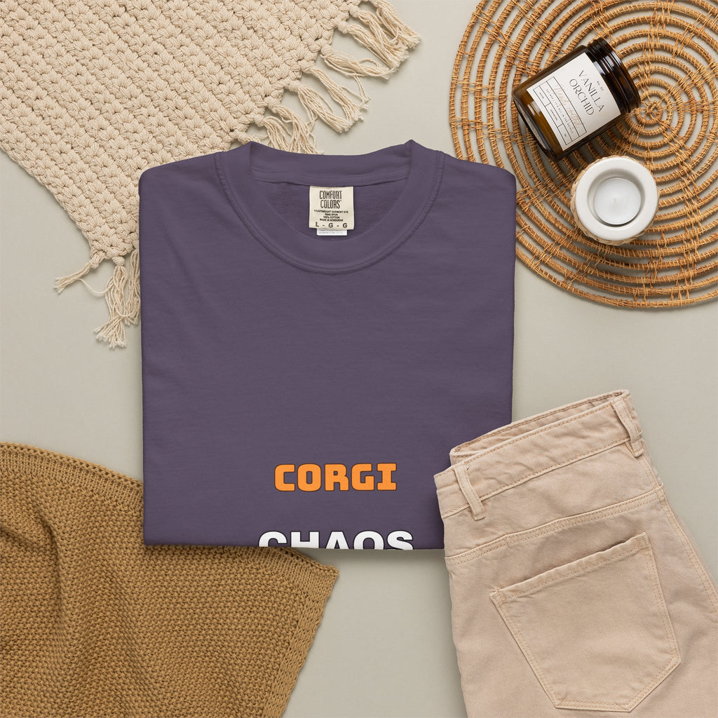 Corgi Chaos Coordinator Shirt — Funny Corgi Mom Dad Dog Tee