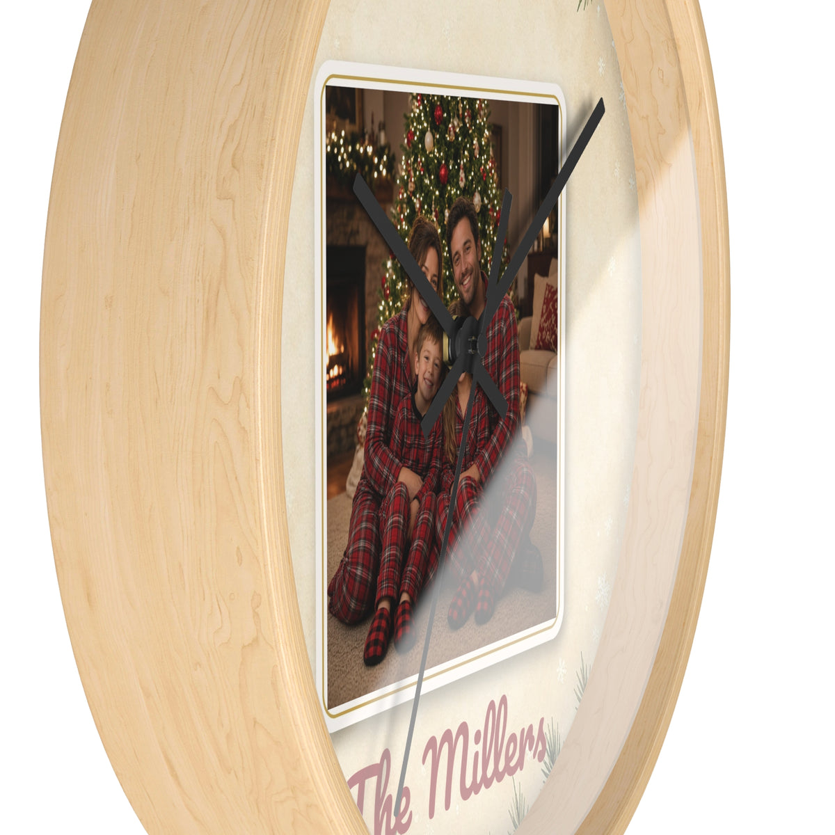 Personalized Photo Wall Clock — Custom Kids Face Clock Gift