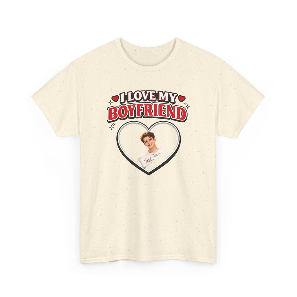 Custom Valentine Photo Tee — Personalized Couple Picture Shirt Gift