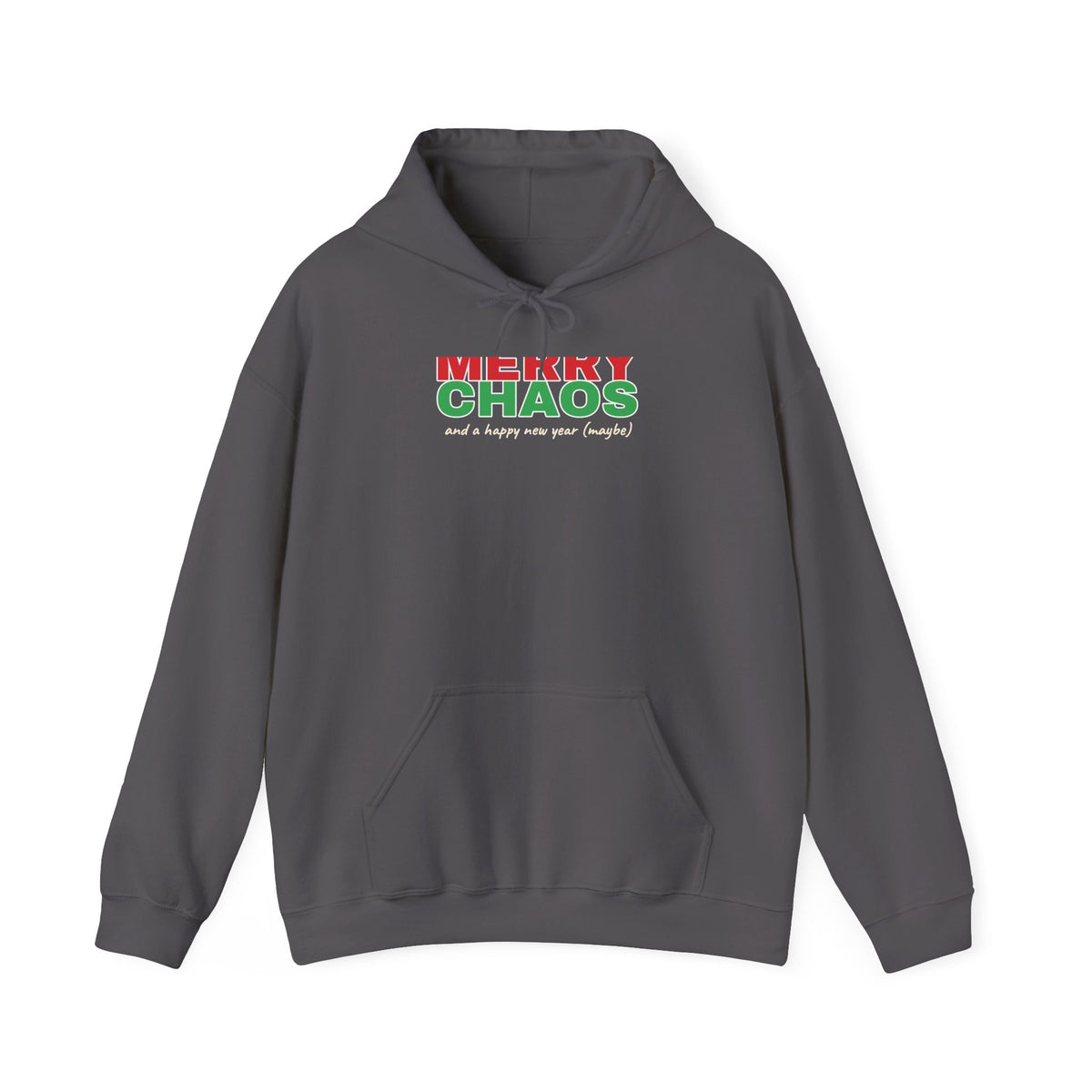 Merry Chaos Hoodie — Funny Christmas Hooded Sweatshirt
