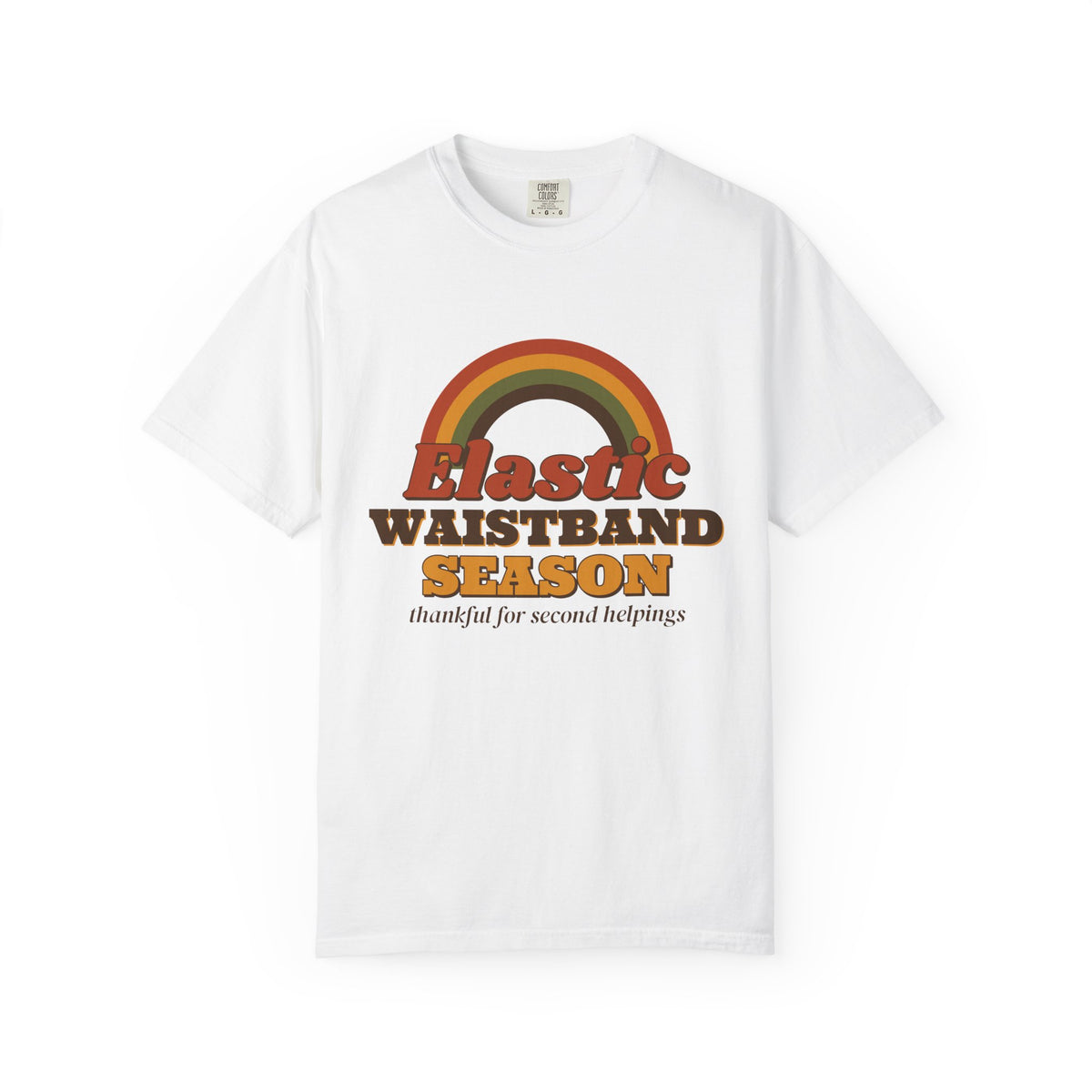 Elastic Waistband Season Shirt — Funny Retro Thanksgiving Tee