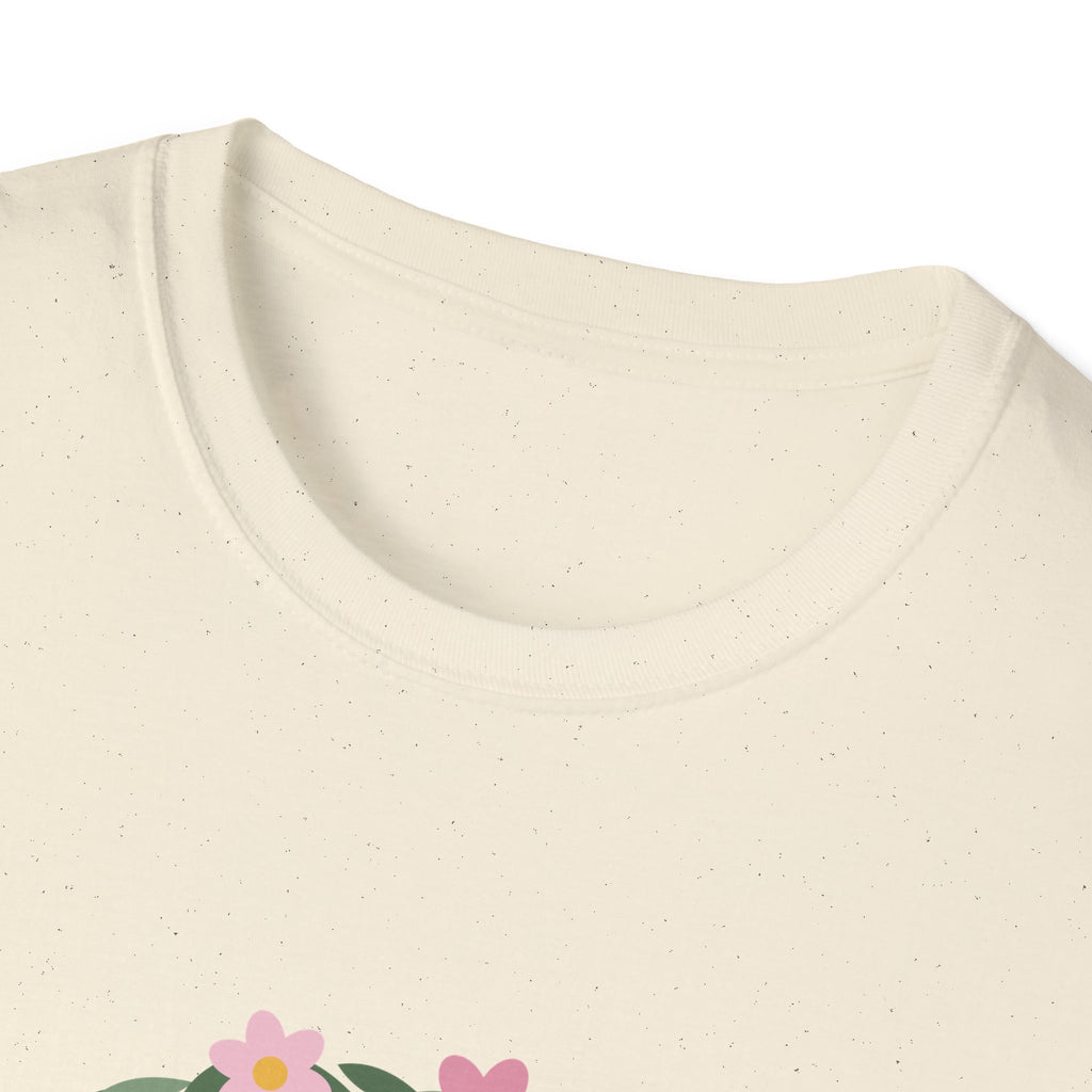 Blessed Mama Floral Wreath Tee — Christian Mom T-Shirt, Mother's Day Gift