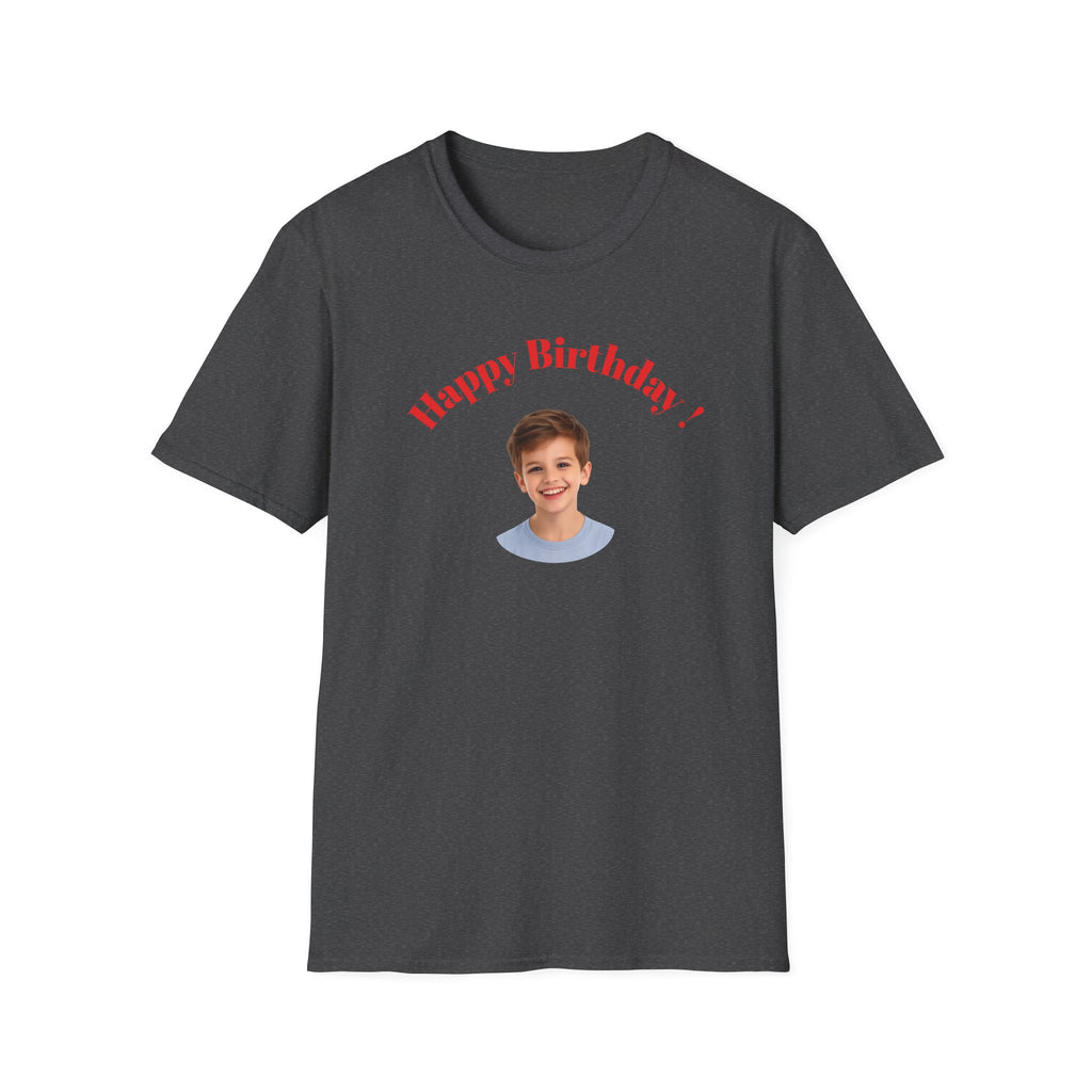 Happy Birthday Photo Tee — Personalized Birthday Shirt for Kids