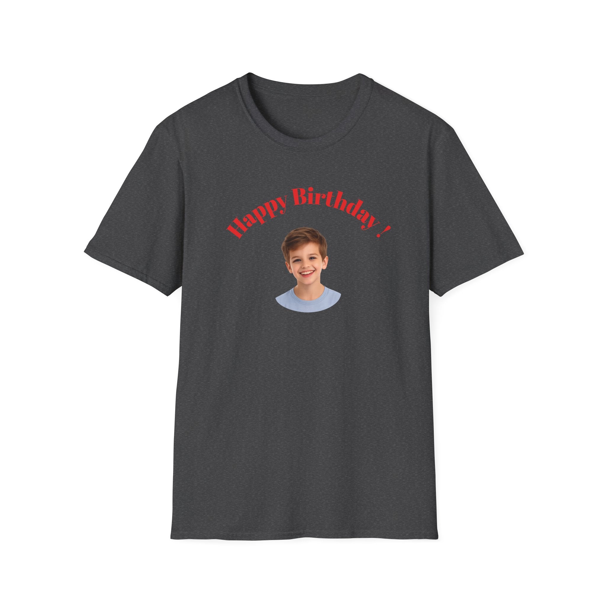 Happy Birthday Photo Tee — Personalized Birthday Shirt for Kids