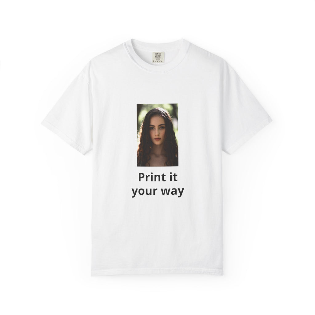 Custom Photo Print T-Shirt — "Print it your way"