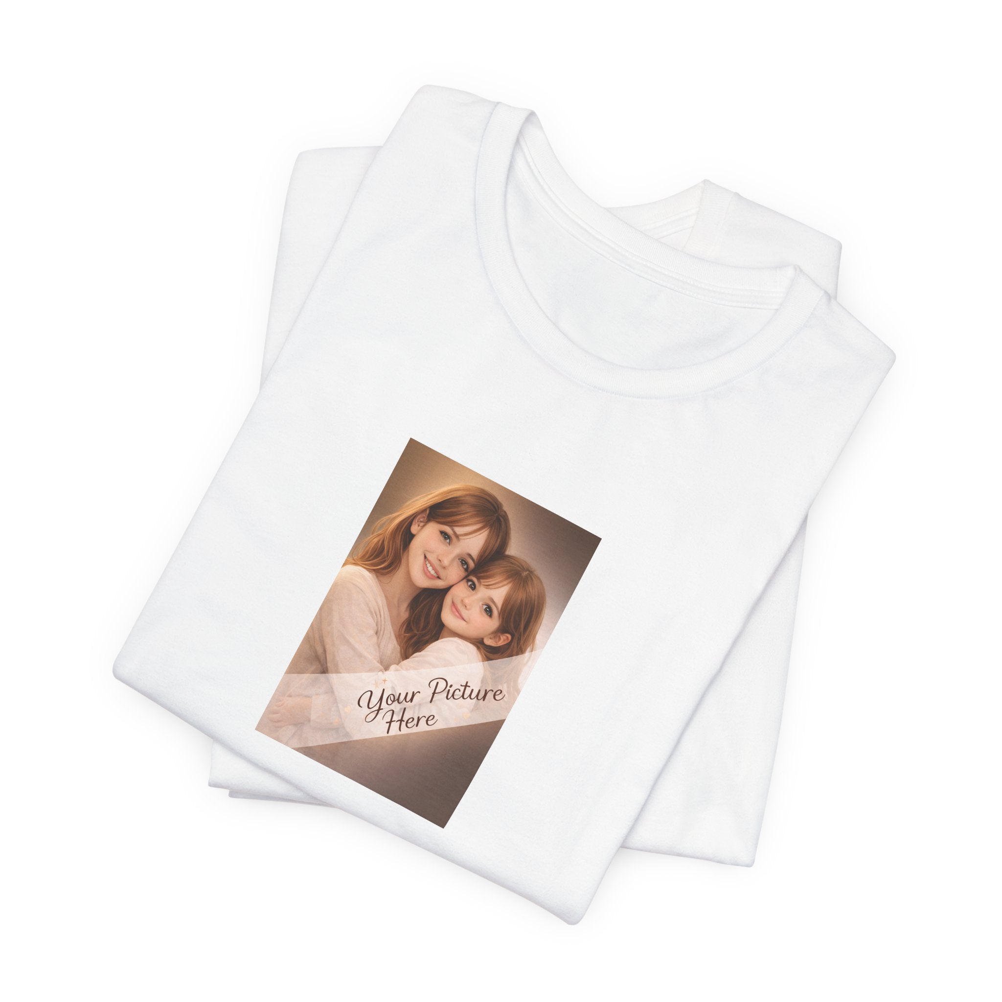 Our First Mother's Day Photo Tee — Personalized Floral Mother's Day T-Shirt