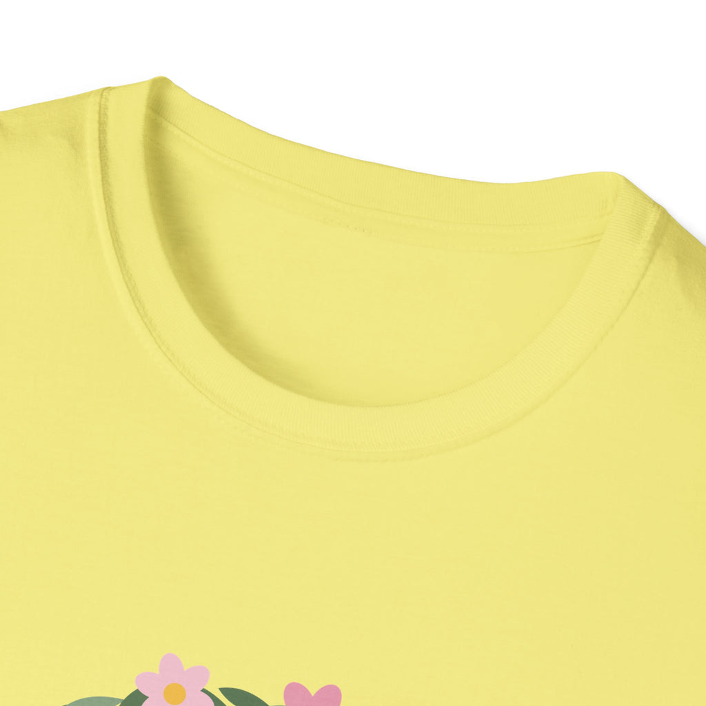 Blessed Mama Floral Wreath Tee — Christian Mom T-Shirt, Mother's Day Gift