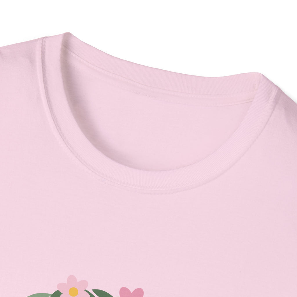 Blessed Mama Floral Wreath Tee — Christian Mom T-Shirt, Mother's Day Gift