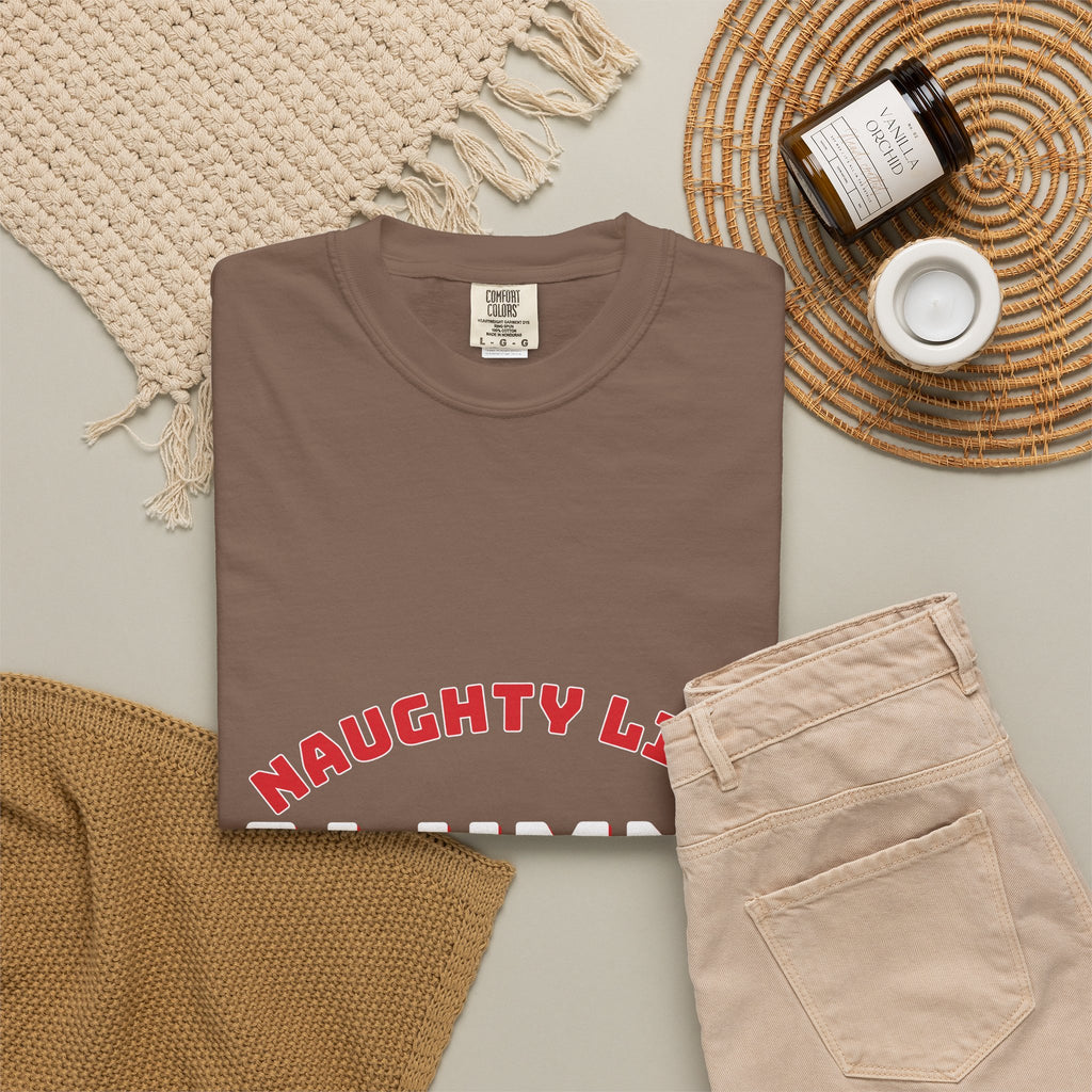 Naughty List Alumni Shirt — Funny Christmas Tee for Adults
