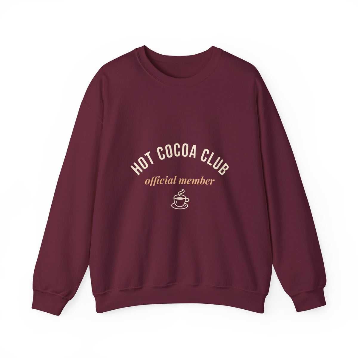 Hot Cocoa Club Sweatshirt — Cozy Christmas Crewneck