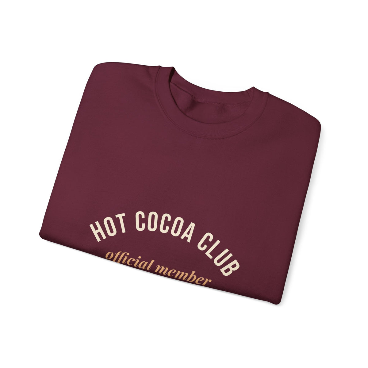 Hot Cocoa Club Sweatshirt — Cozy Christmas Crewneck