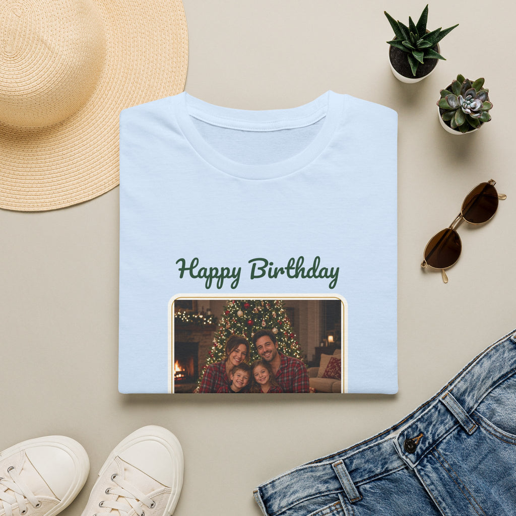 Happy Birthday Photo Tee — Personalized Birthday Shirt for Kids