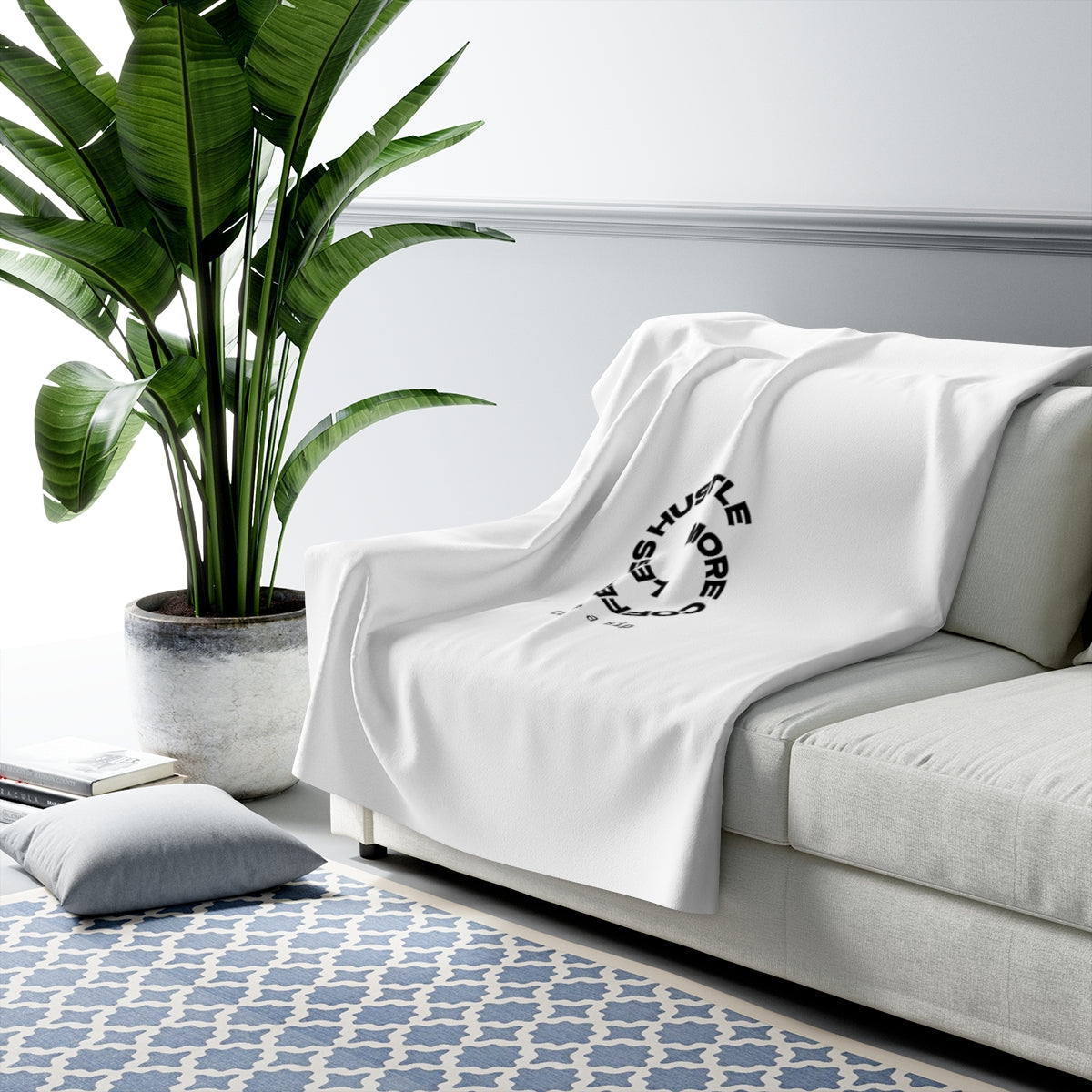 Sherpa Fleece Blanket - lifestyle